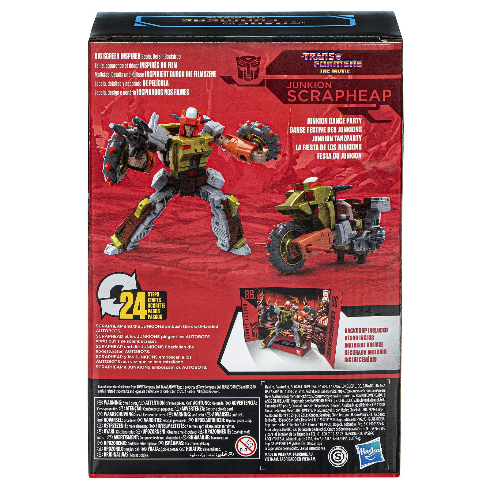 Фигурка Transformers Studio Series Voyager Class Битва за Кибертрон 86-24 Junkion Scrapheap, фото №5