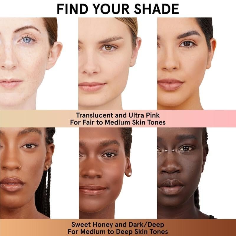 Пудра рассыпчатая Ultimate Blurring Setting Ultra Pink для фиксации макияжа, прозрачная, фото №5