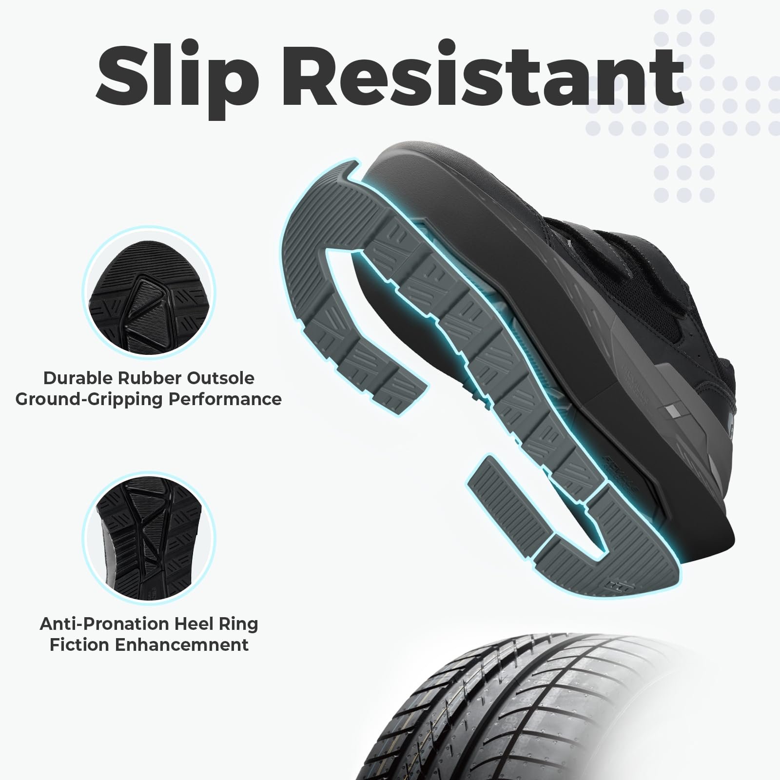 Кросівки FitVille надширокі з застібкою-липучкою, фото №4 Кросівки FitVille надширокі з застібкою-липучкою, фото №4