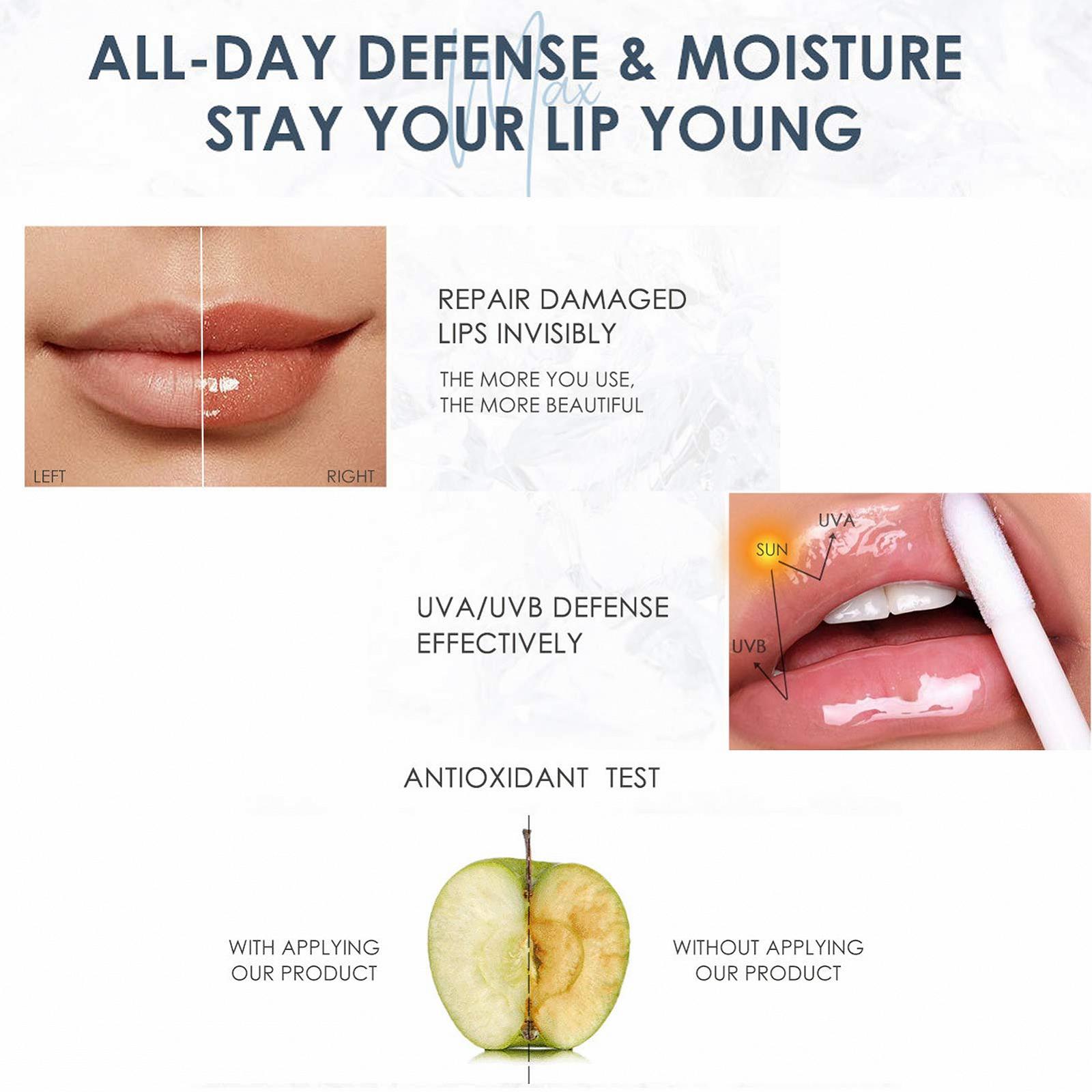 Блеск для губ Увлажняющий для макияжа губ Пластик для женщин (09, Santa Claus), фото №5