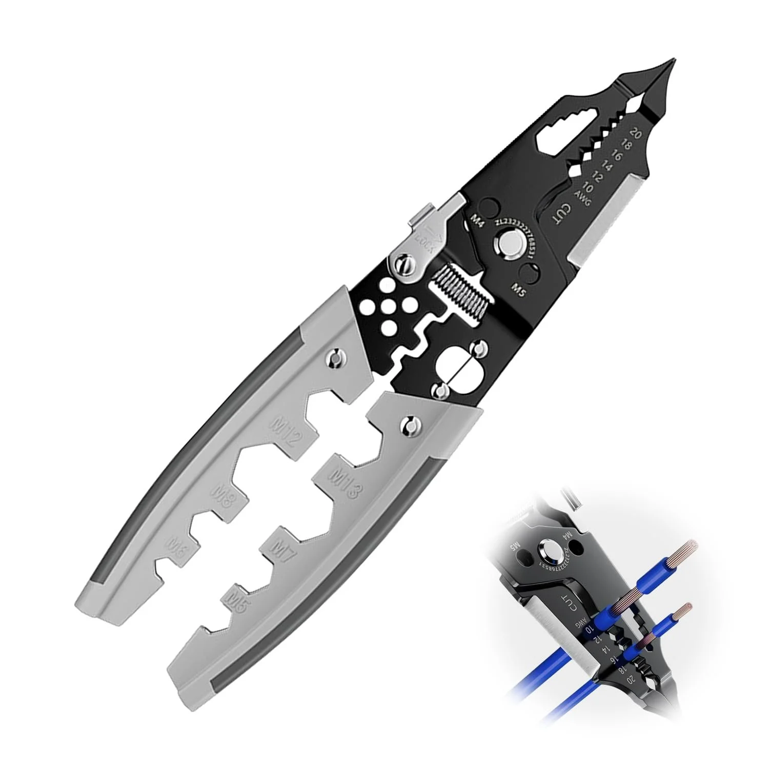 Стрипер багатофункціональний 28 в 1 зі сталлю 65 Mn, фото №1