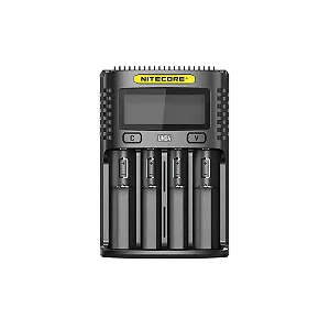 Универсальное Зарядное Устройство Nitecore UMS4, 3000 мА USB, Черный - Фото 1