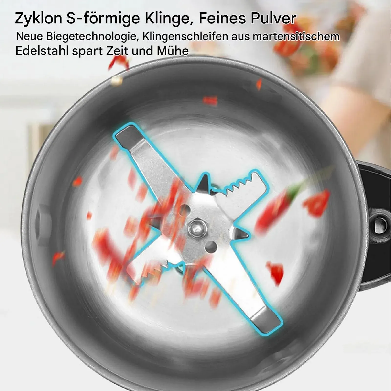 Электрическая кофемолка, Измельчитель из нержавеющей стали, Электрическая, фото №7 Электрическая кофемолка, Измельчитель из нержавеющей стали, Электрическая, фото №7