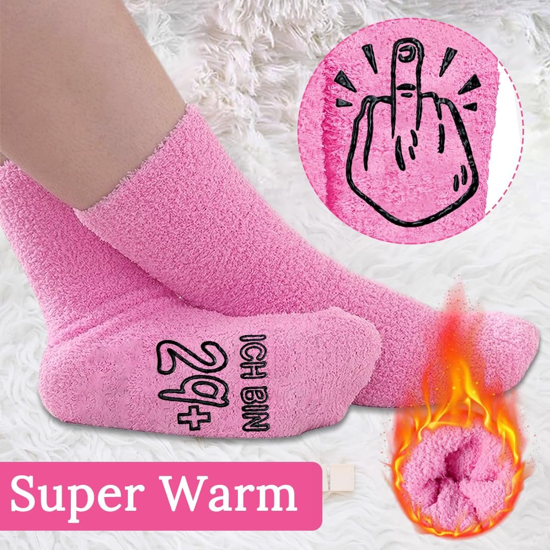 Носки в подарок женщине на 30-40 лет, нескользящие, мягкие носки, забавные подарки для женщин, подарок на день рождения девушке, дочери, маме, фото №5