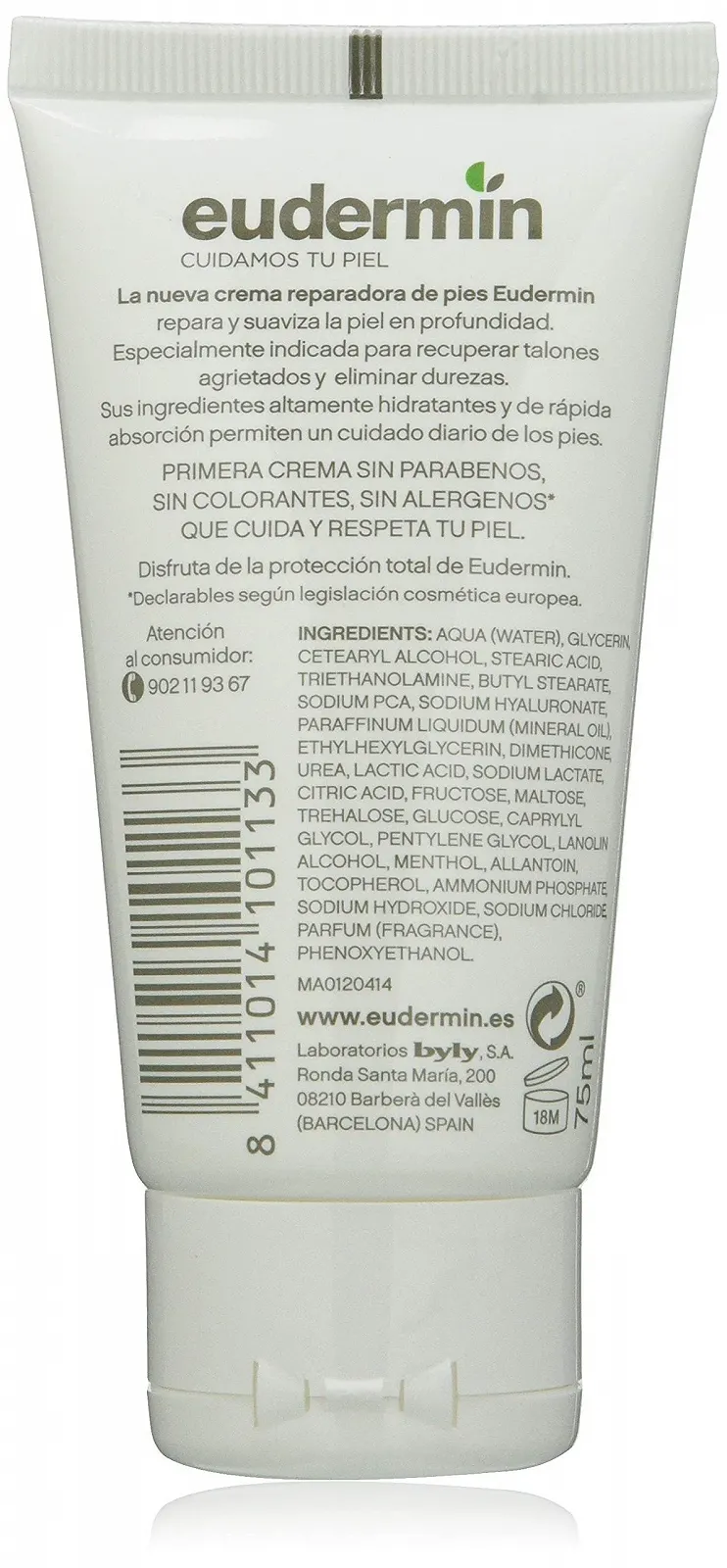 Восстанавливающий крем для ног Eudermin, 75 мл, фото №4