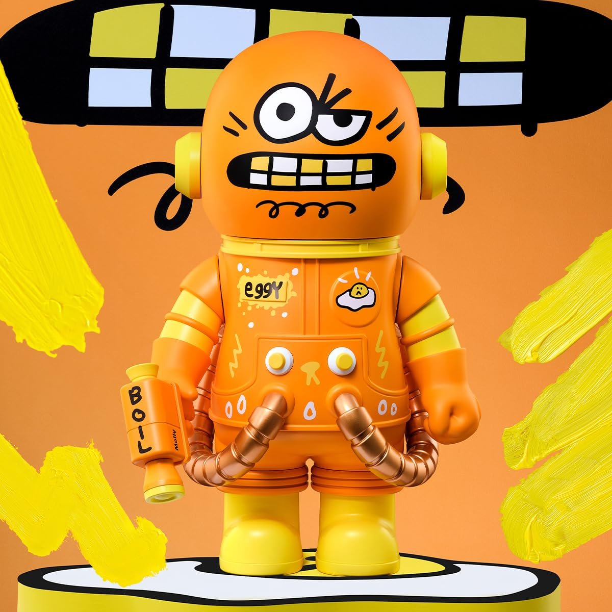 Фигурка POP MART Mega Space Molly 400% серии Jon Burgerman Space Cadets, фото №4