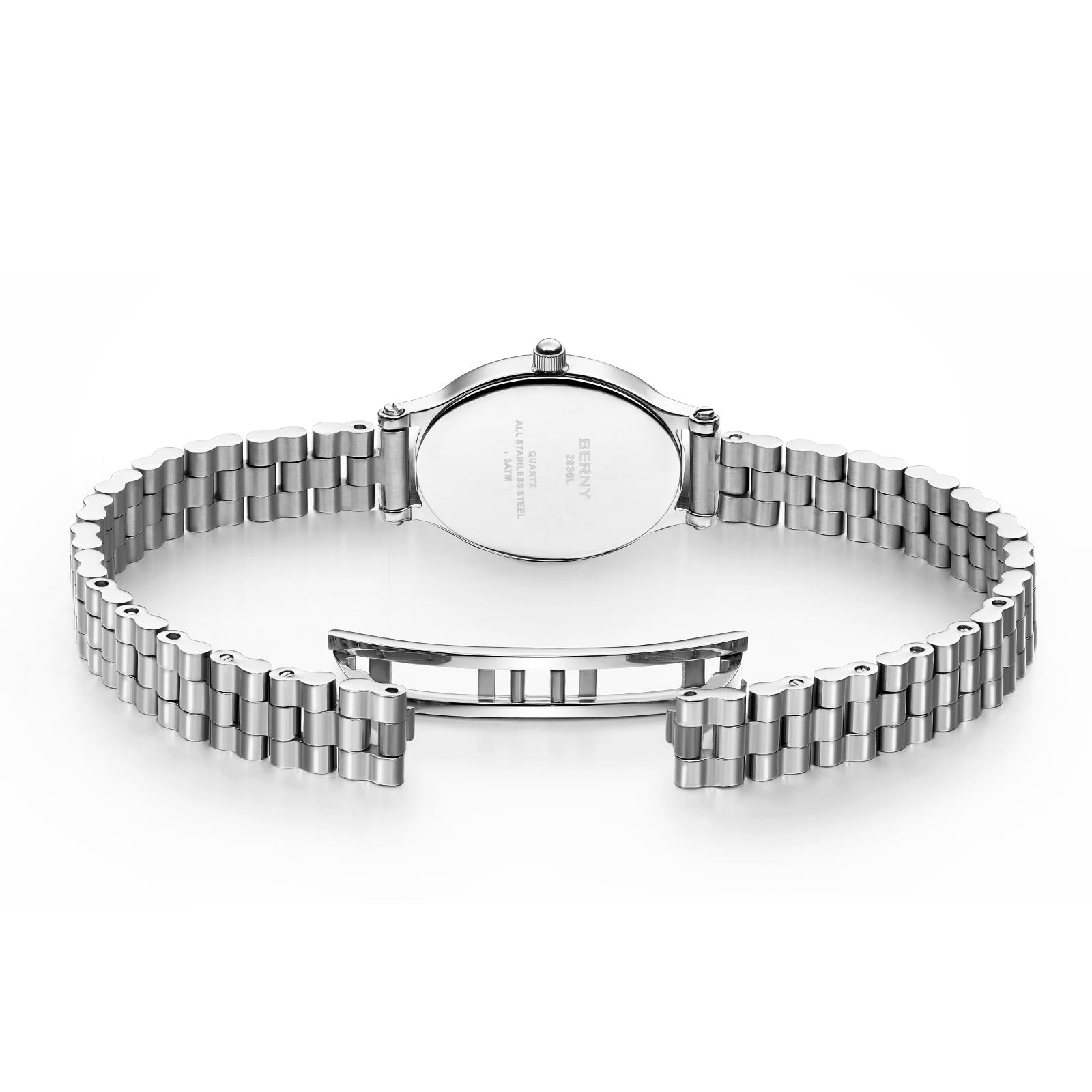 Часы Berny Silber для женщин, винтажные, овальные, кварцевые, фото №3 Часы Berny Silber для женщин, винтажные, овальные, кварцевые, фото №3