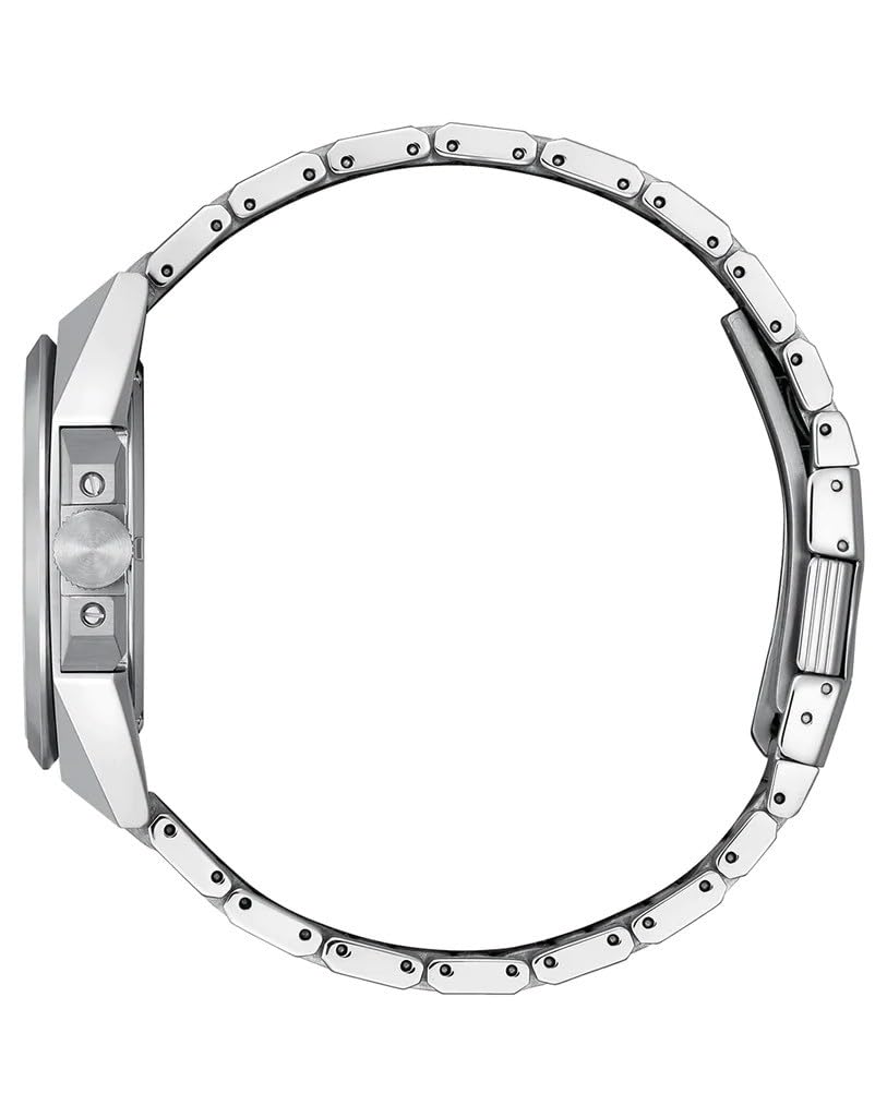 Автоматические часы Citizen NA1010-84X серебряный браслет, фото №3