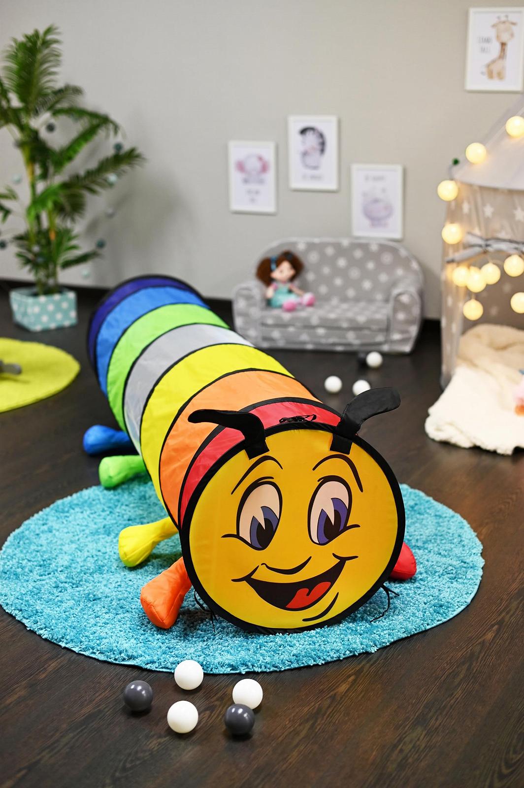 Игровой туннель Knorrtoys Красочная Гусеница, фото №4
