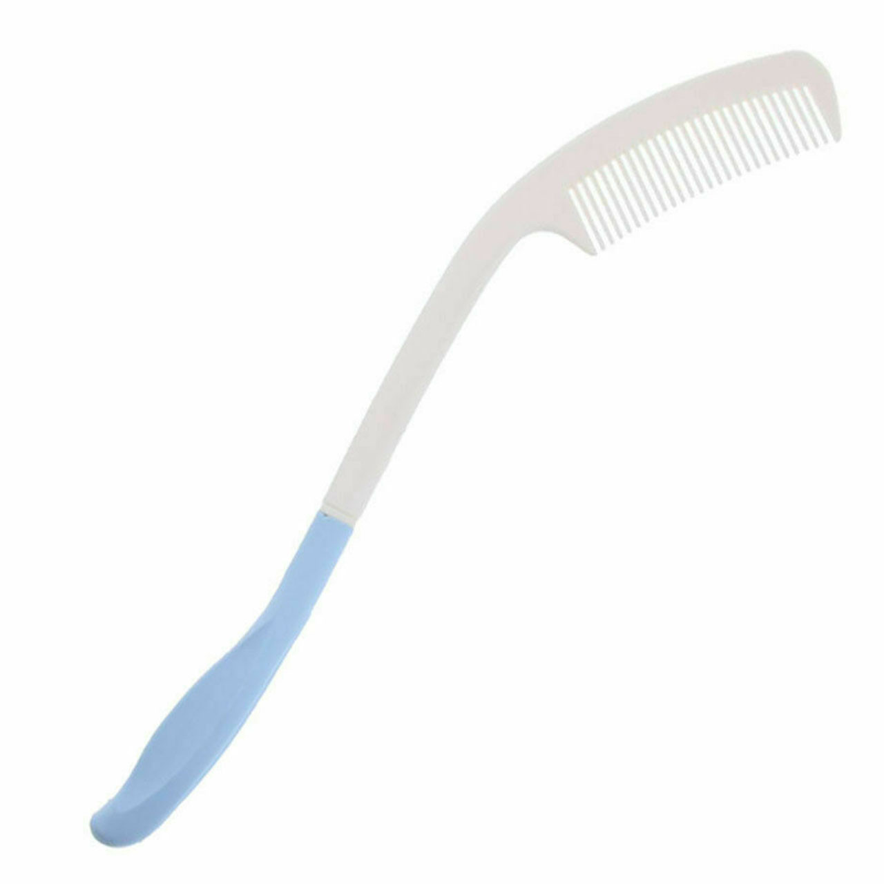 Расческа Lesko 038 для людей с ограниченными возможностями Белый голубым (3376-9892), фото №1