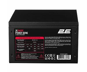 2E Блок живлення Basic Power 400W 80 120мм 1xMB 24pin(20+4), 1xCPU 8pin(4+4), 3xMolex 4xSATA 1xPCIe 8pin(6+2) - Фото 1