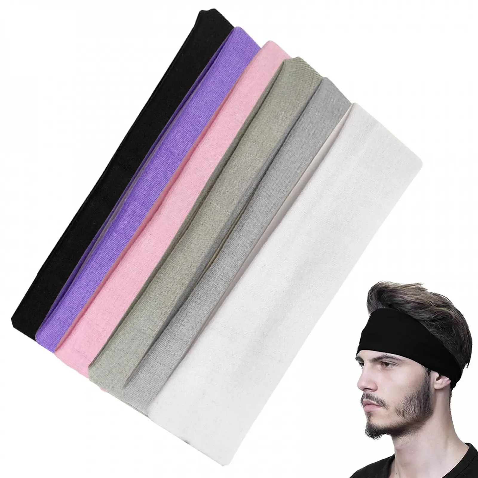 Набір з 6 жіночих пов'язок для волосся, фото №1 Набір з 6 жіночих пов'язок для волосся, фото №1