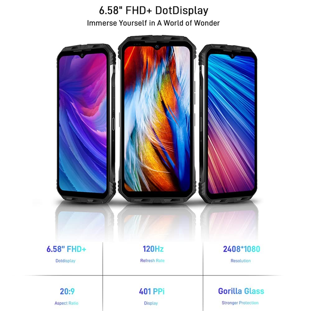 Смартфон DOOGEE S100 (2023) Helio G99 20/256GB 10800mAh 108MP 6.58" NFC Black, фото №6 Смартфон DOOGEE S100 (2023) Helio G99 20/256GB 10800mAh 108MP 6.58" NFC Black, фото №6