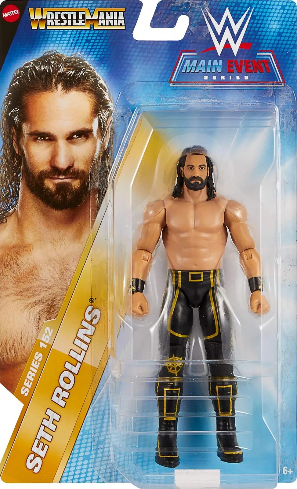 Фігурка Mattel WWE Main Battle Series #152 Seth Freakin" Rollins 15 см 10 точок артикуляції JCV33 Мультиколор, фото №2