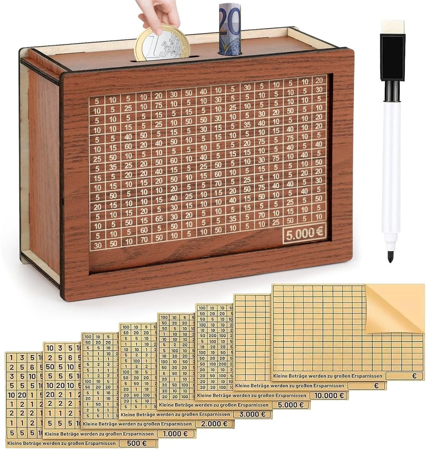 Дерев'яна Скарбничка Ретро 5000
 євро, фото №1