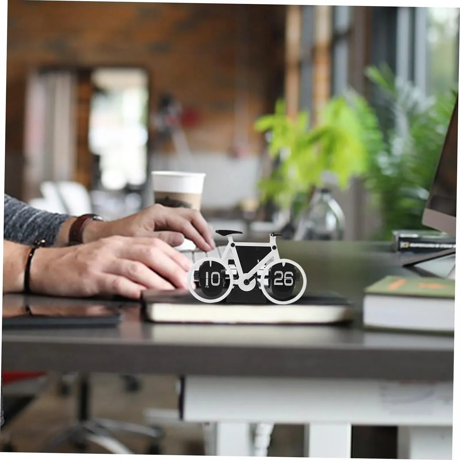 Настільний годинник у античному стилі FUNOMOCYA Білий, фото №9