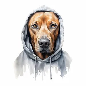 Наклейка на стіну GRAZDesign Родезійський ріджбек 72 x 57 см - Фото 1