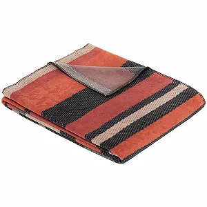 Покривало Ibena Latina Антрацитний/Теракотовий 150 x 200 см - Фото 1