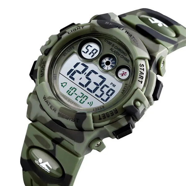 Годинник Годинник Skmei Kids KamoGreen, фото №1