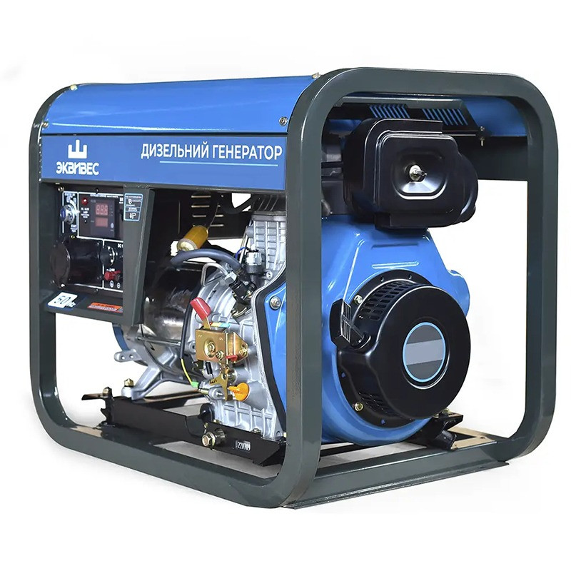 Генератор дизельный Эквивест EKV-DS-3000-М 4,1 кВА 1 фаза ручной стартер ETSG, фото №2 Генератор дизельный Эквивест EKV-DS-3000-М 4,1 кВА 1 фаза ручной стартер ETSG, фото №2