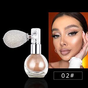 Спрей Brightening Glitter Body Glitter Face High Gloss Spray Glow Powder Loose Powder Makeup Spray (2) synthetic.ua - Фото 1
