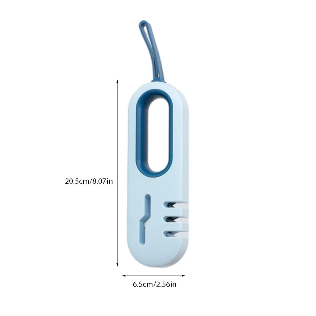 Точильный камень Портативный кухонный настольный ручной Нескользящий Синий, фото №8