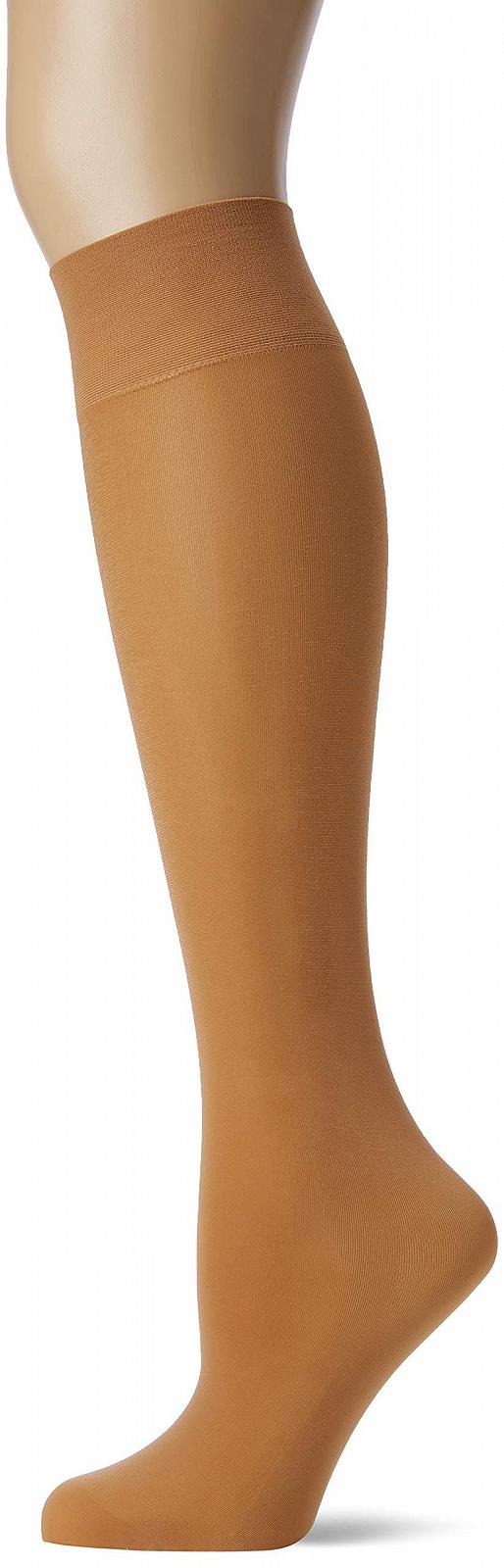 Чулки FALKE Silky Smooth 40 ден Мягкий материал Женские Черный, телесный и другие цвета Эластичные без узора Высокое качество Блестящие 1 пара, фото №1