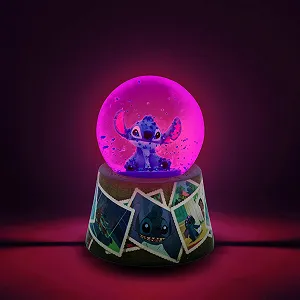 Снігова куля Disney Lilo & Stitch Vintage Photos Mini Illuminated, 7,62 см заввишки synthetic.ua - Фото 1