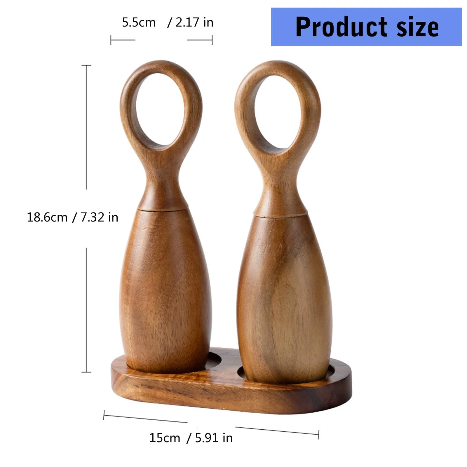 Млин Дерев'яний для спецій Keramik-Mahlwerk Paprika, фото №5