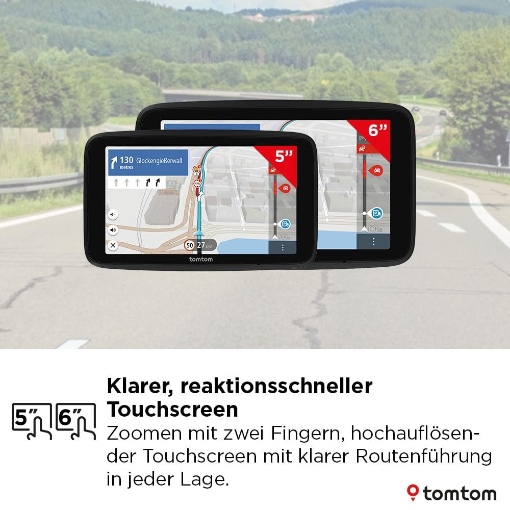 GPS Навигатор TomTom GO Professional 2-го поколения для грузовиков 6 дюймов сенсорный экран с картами Европы и информацией о трафике в реальном времени, фото №7