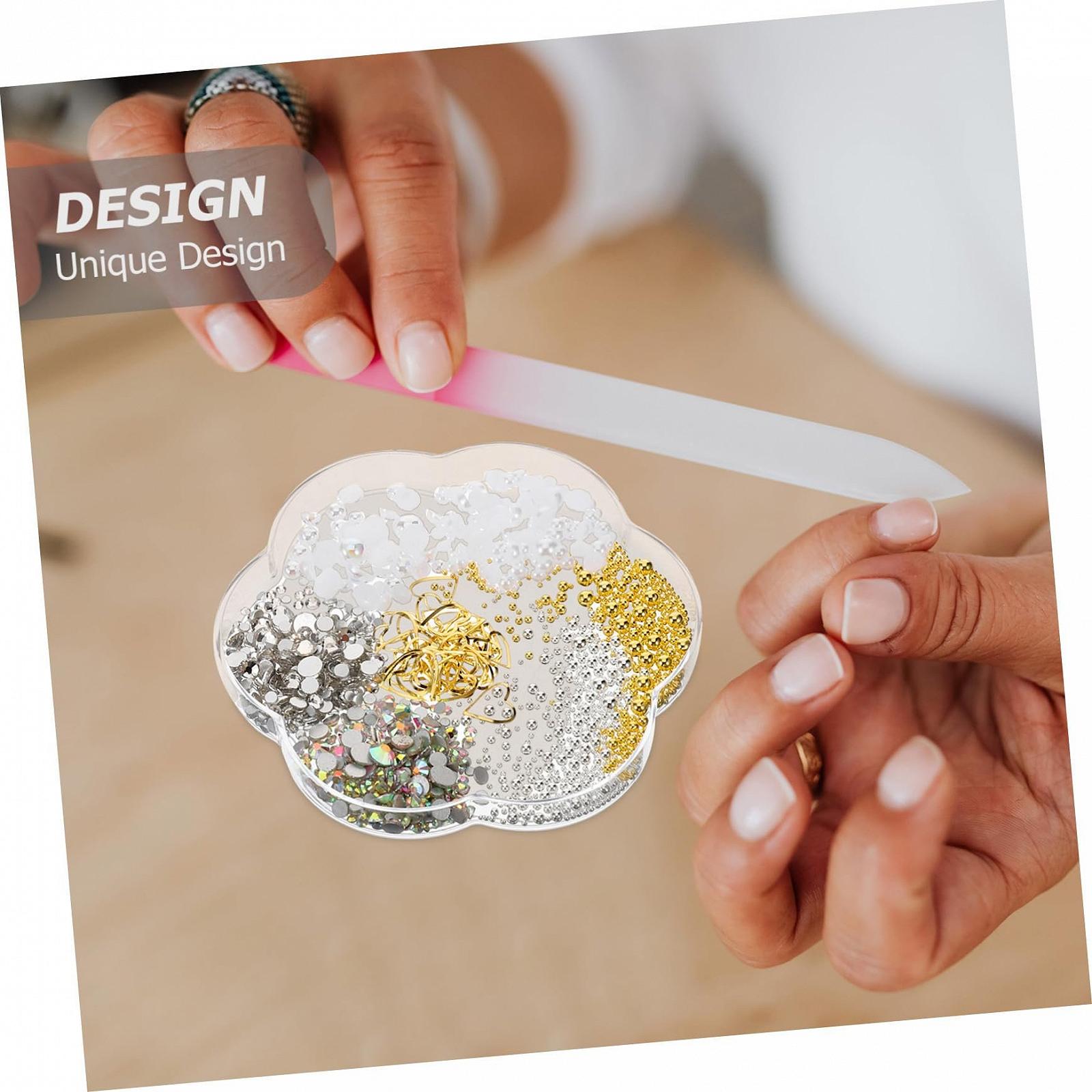 FRCOLOR 1 коробка, аксессуары для ногтей, ювелирные изделия для ногтей, подвески для ногтей, маленькие аксессуары для ногтей, подвески для ногтей для женщин, драгоценные камни для ногтей, украшения для маникюра, подвески для ногтей из смолы для женщин, фото №7