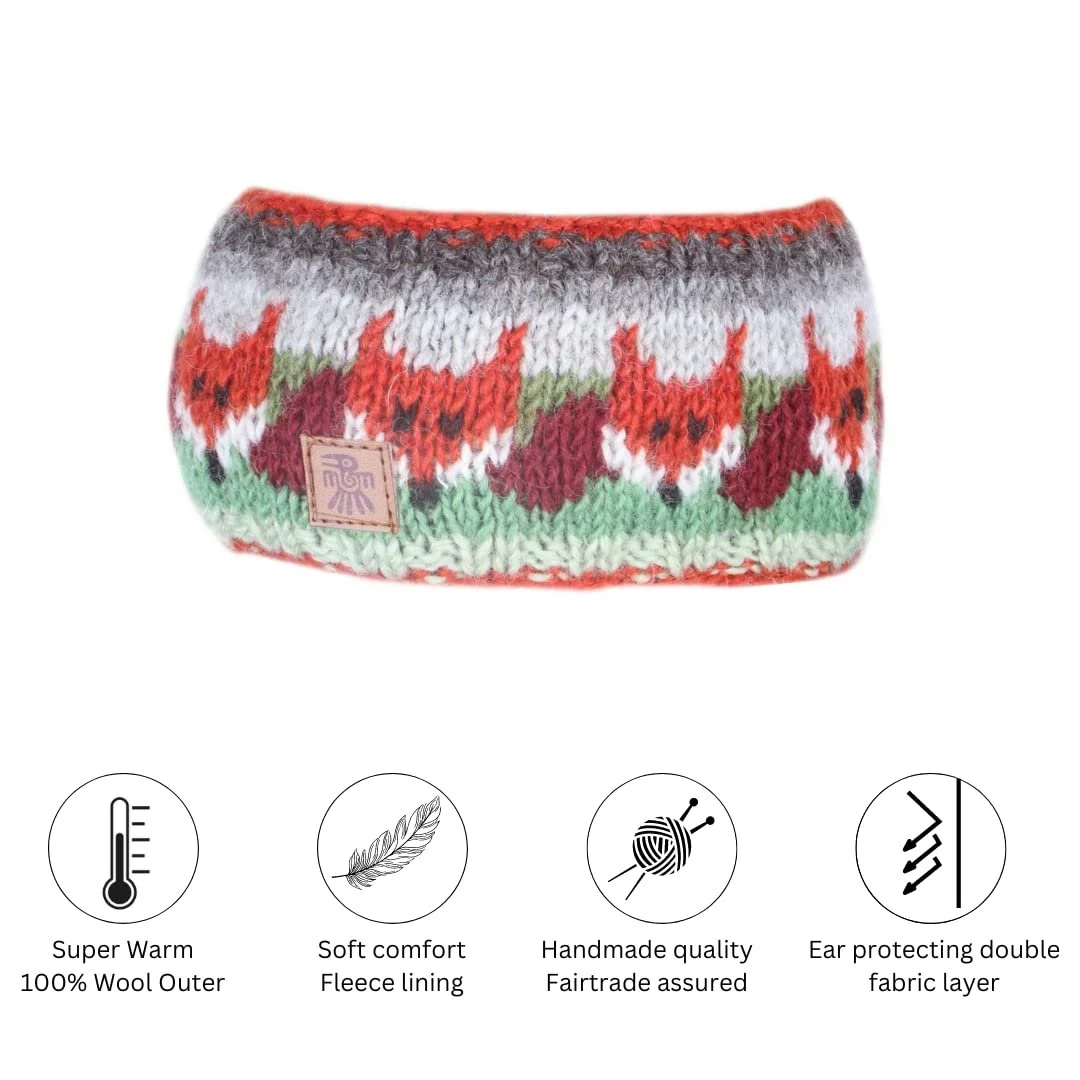 Жіноча пов'язка на голову Pachamama Вовна, підкладка з флісу, фото №4 Жіноча пов'язка на голову Pachamama Вовна, підкладка з флісу, фото №4