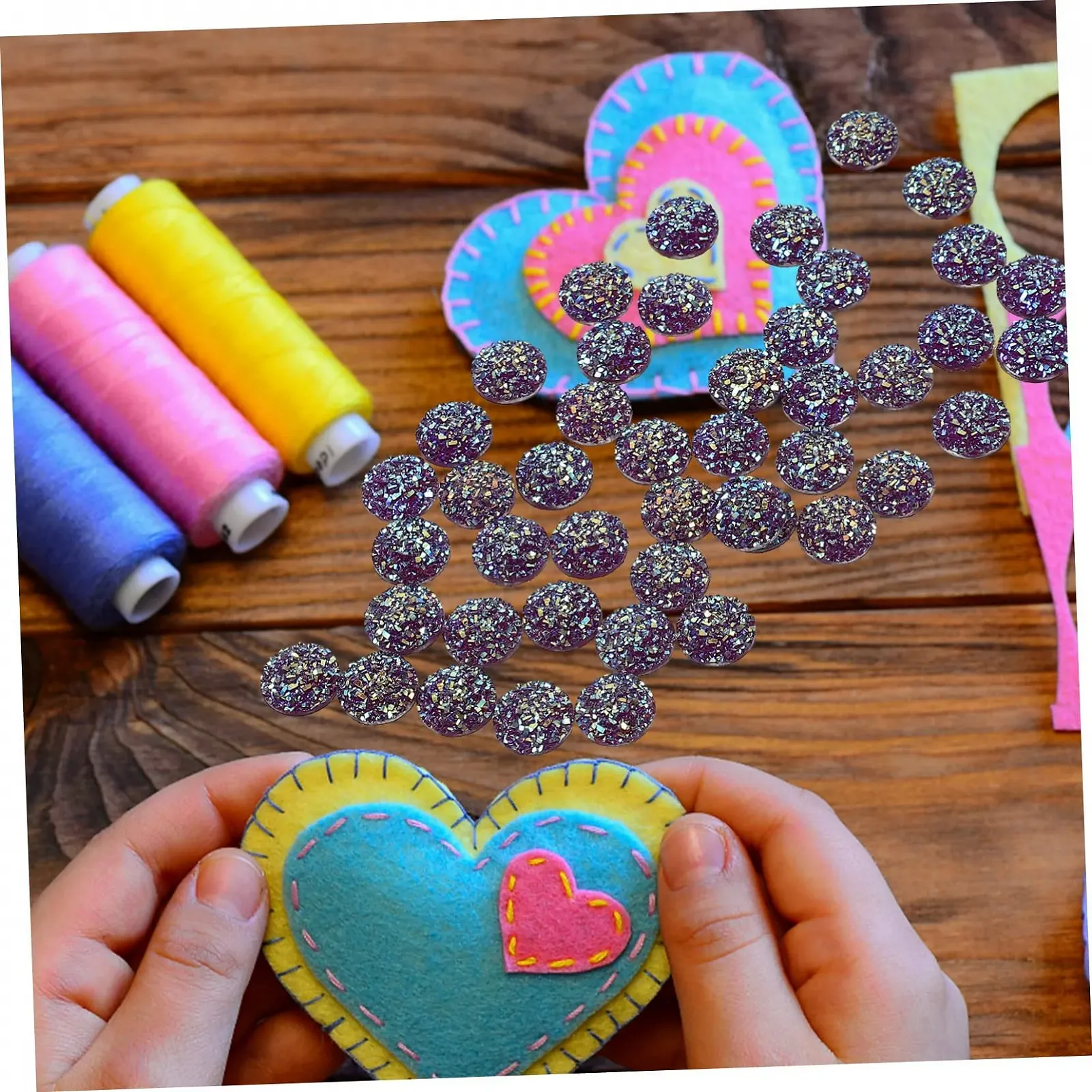 Стрази DECHOUS, 100 шт., аксесуари для ювелірних виробів, матеріали для DIY, підвіски, матеріали для рукоділля, прикраси для фотоальбомів, стрази стрази для аксесуари для рукоділля, розсипний опал, фото №3