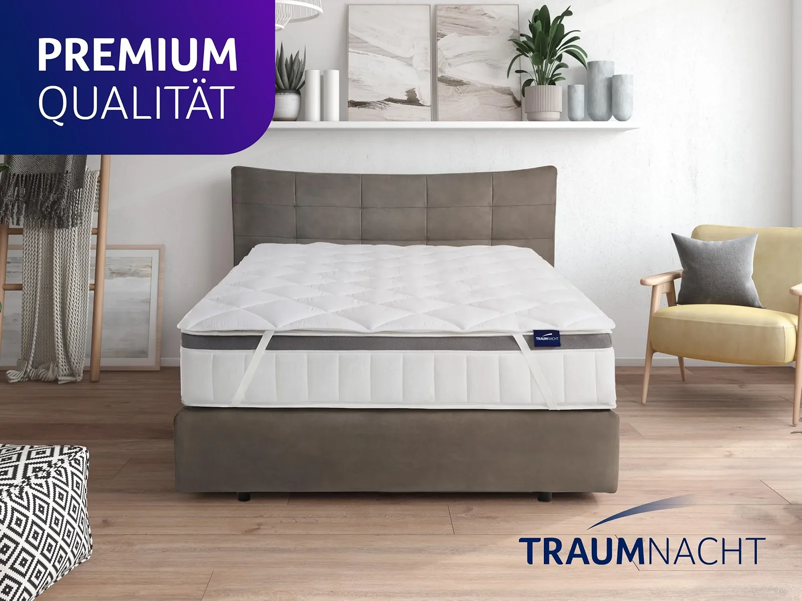 Наматрацник Traumnacht Comfort Дихаючий 100 x 200 см Білий, фото №5 Наматрацник Traumnacht Comfort Дихаючий 100 x 200 см Білий, фото №5
