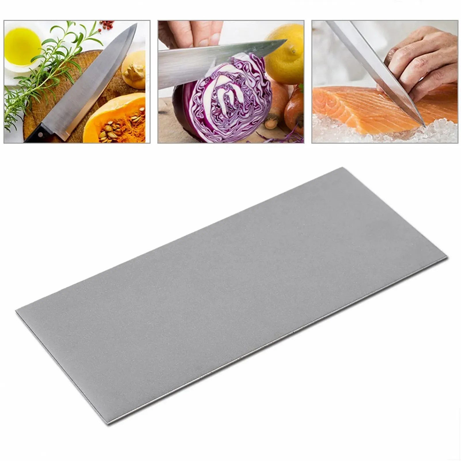 Точильний камінь алмазний 2500 грит 17 x 7,5 см портативний полірувальний, фото №5