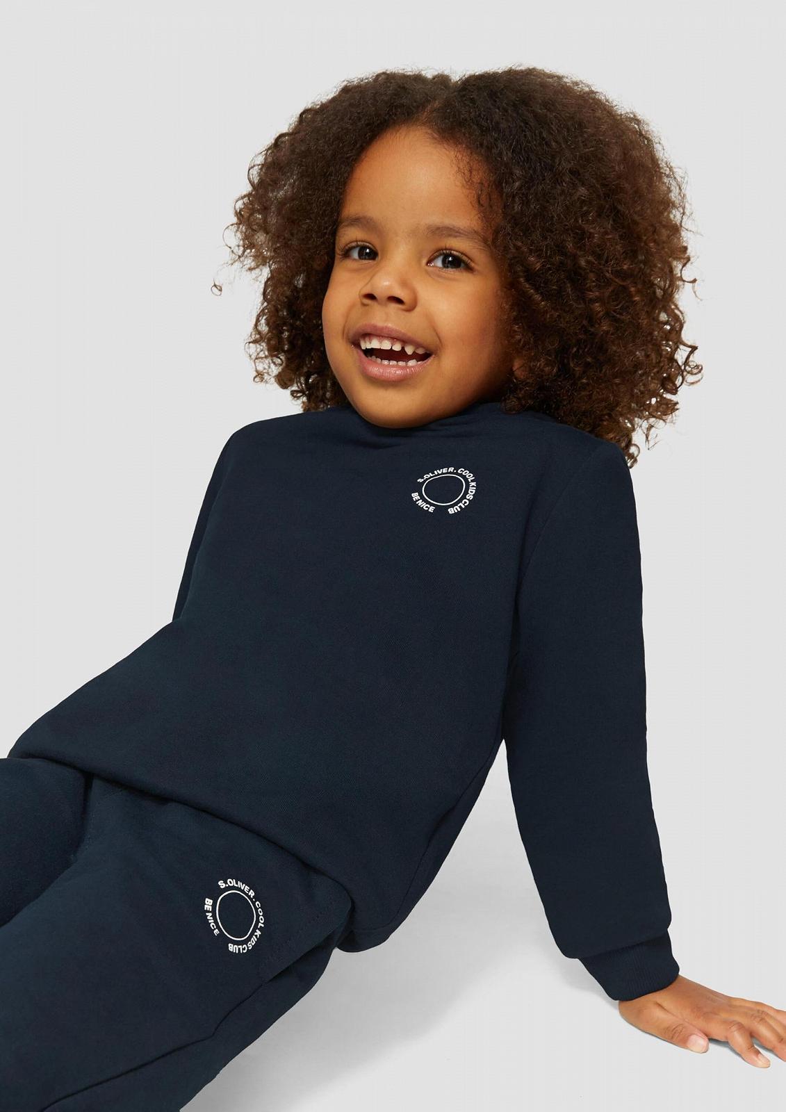 Толстовка s.Oliver Unisex з капюшоном, ребристими манжетами та невеликою деталлю з принтом, фото №6