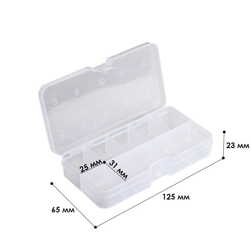 Органайзер для риболовних сил ЛЕО 27572 10 відсеків (10775-59250), фото №2