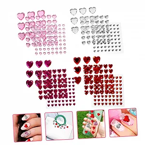 Стрази Healvian Серцеподібні Самоклеючі synthetic.ua - Фото 1