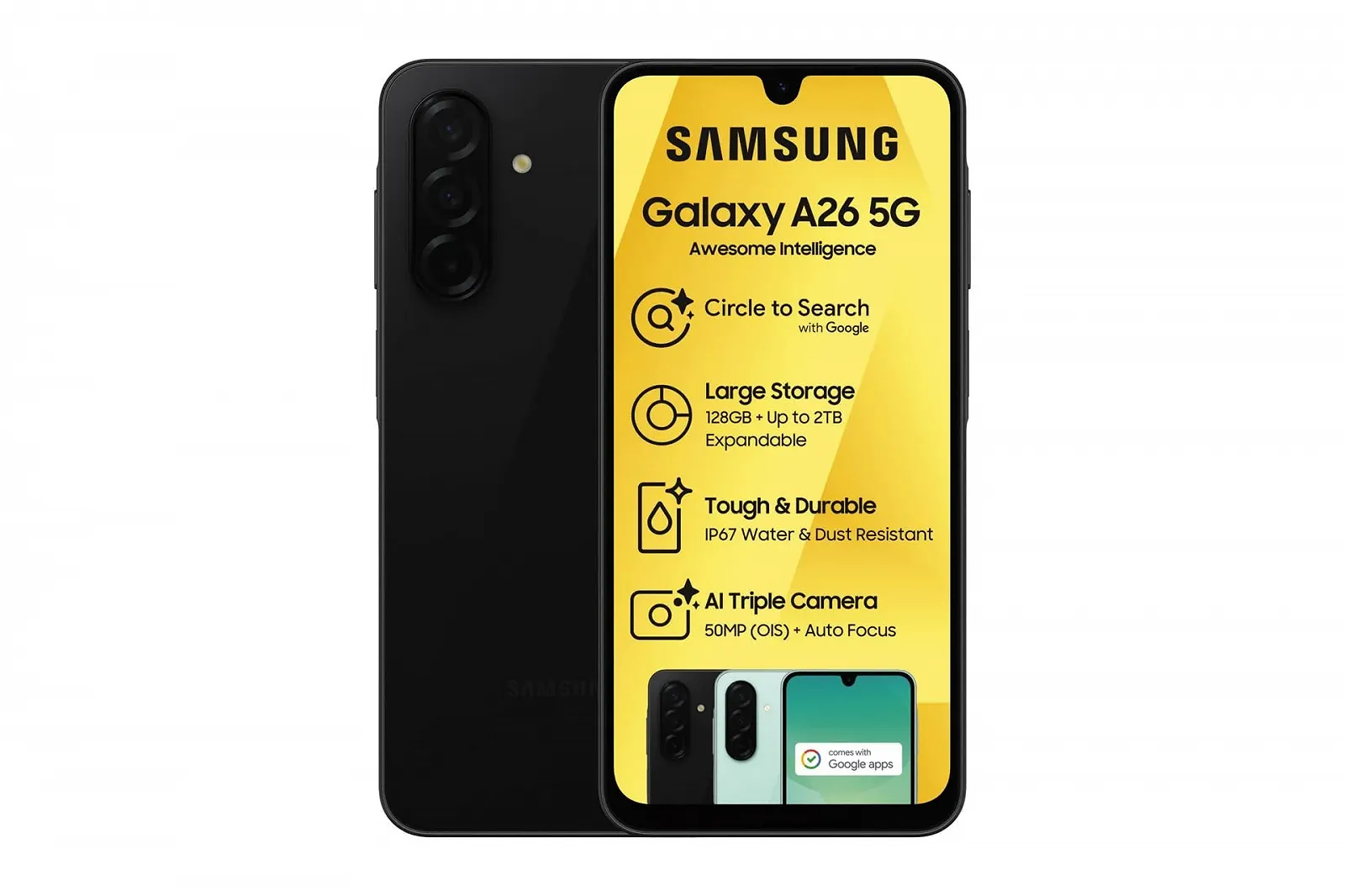 Смартфон Samsung Galaxy A26 5G (A266B) 128ГБ Black, фото №1