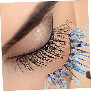 Набор Angoily 4 пары Пайетки Ресницы Halloween Блестки 3D Искусственные Натуральные Густые synthetic.ua - Фото 1