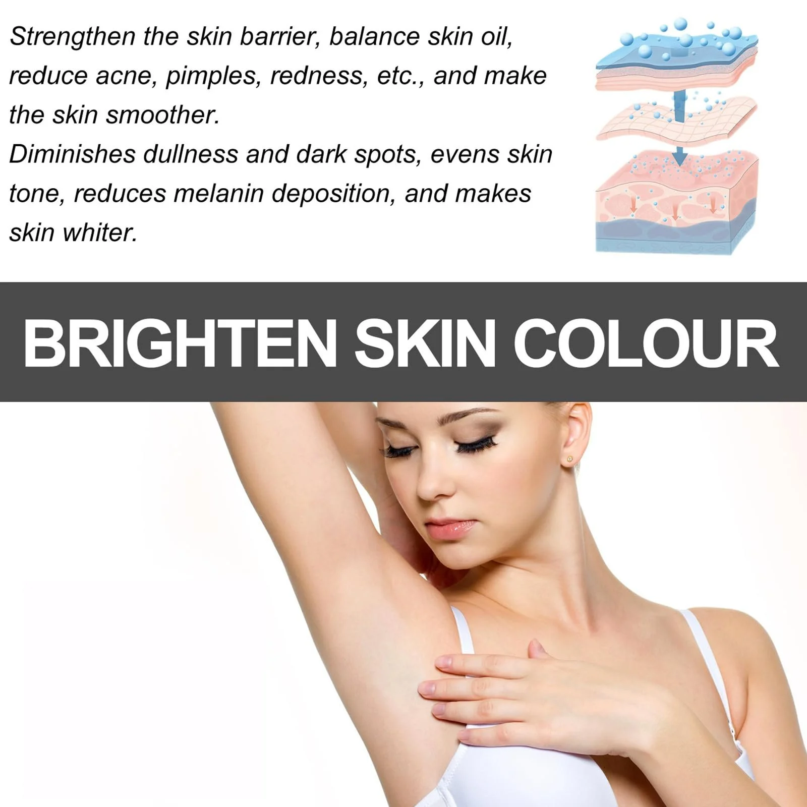 Крем для тіла Snow Bleach для інтимних зон, паковання з 2 шт, фото №3