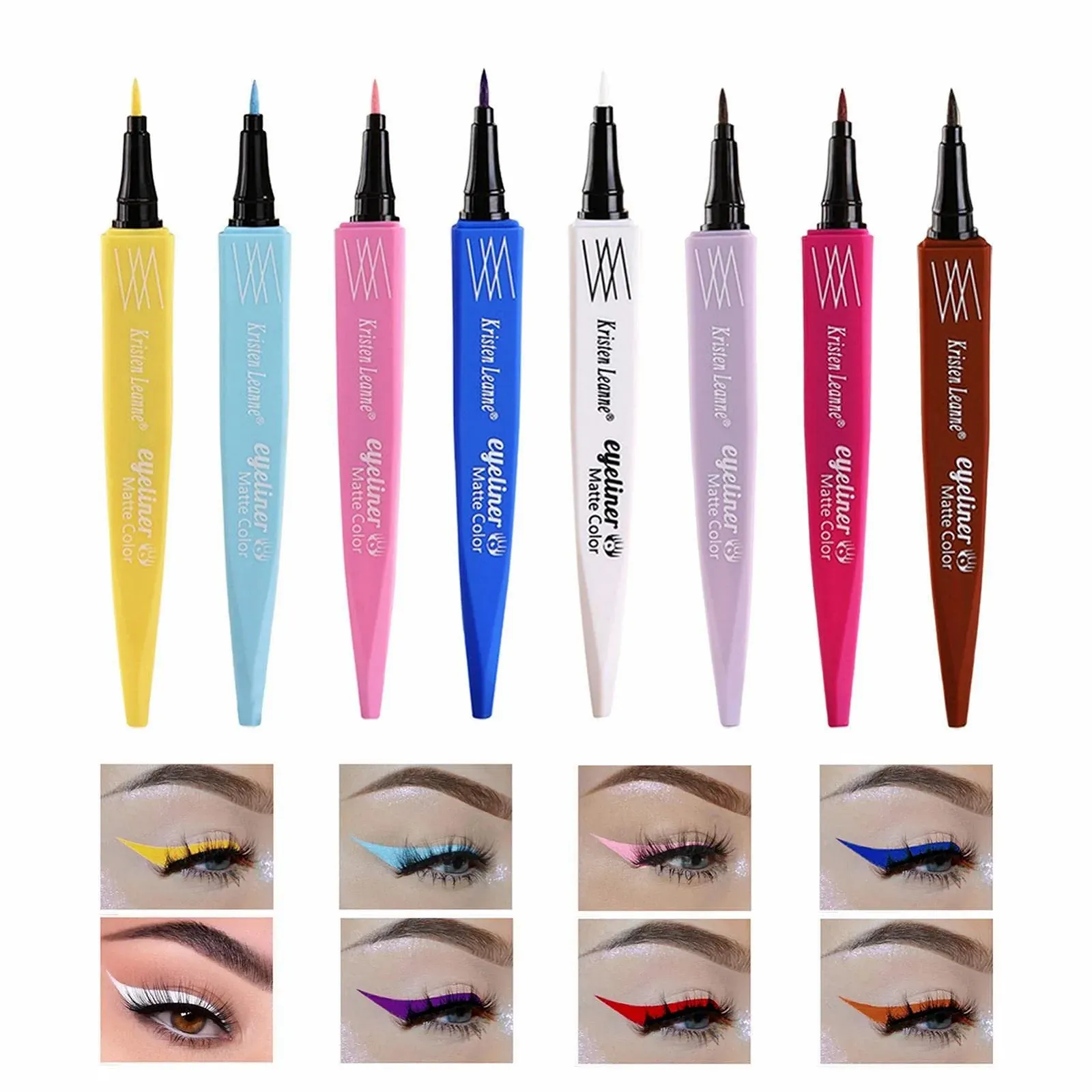 Набір підводок для очей Rianpesn, 8 кольорів, фото №1 Набір підводок для очей Rianpesn, 8 кольорів, фото №1