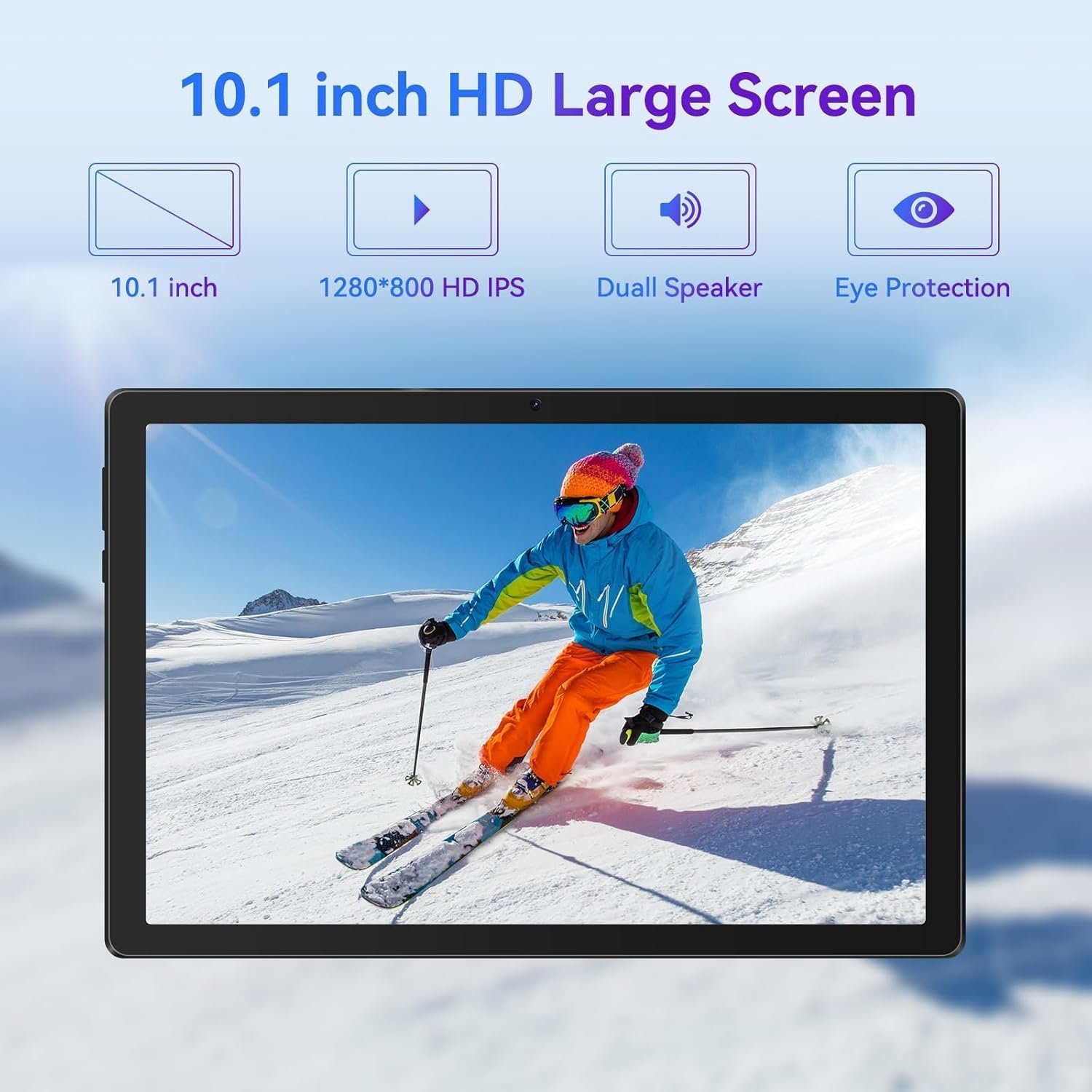Планшет 10.1" UIVY OC101 8/128Gb 8 ядер Android 13 5000 mAh Чорний, фото №4