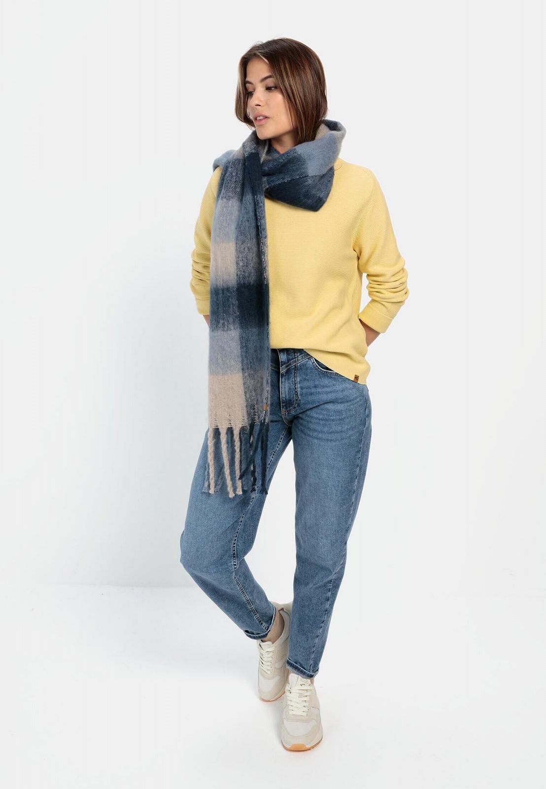 Женский свитшот camel active с круглым вырезом из чистого хлопка, фото №4