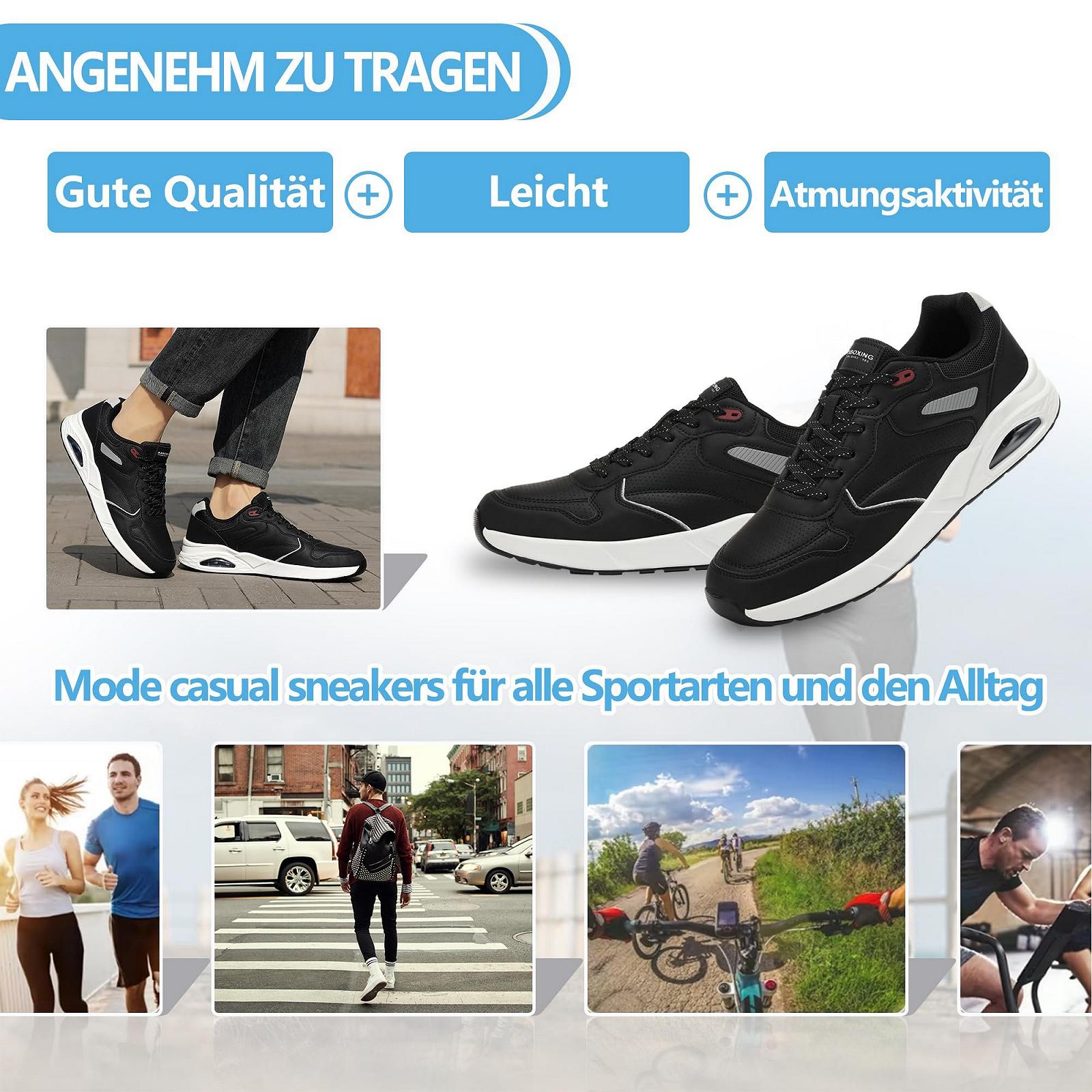 Кроссовки AX BOXING Спортивная обувь Амортизирующие Нескользящие Повседневные Легкие Размер 41-46 EU, фото №7