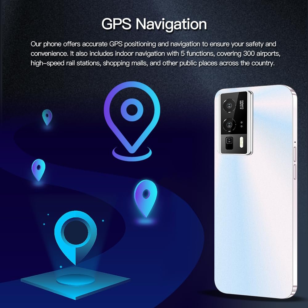 Смартфон MTGud Pova5Pro 4GB RAM + 32GB ROM 6.56 дюйма HD 5000 мАч White, фото №6