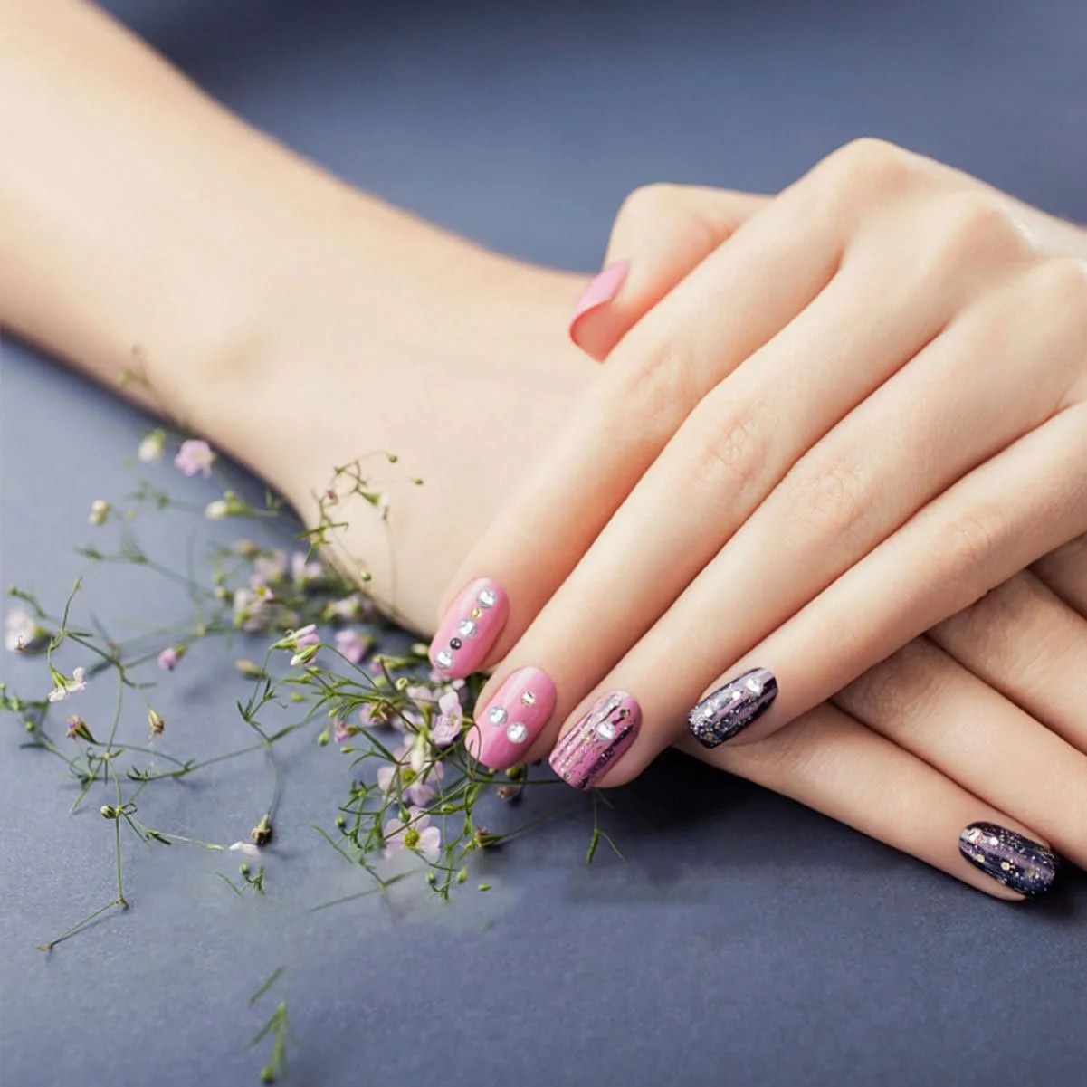 Бисер для ногтей для дома Мобильные аксессуары Держатель для пальцев Маникюрный чехол Лак для ногтей Самодельные аксессуары для маникюра, фото №2