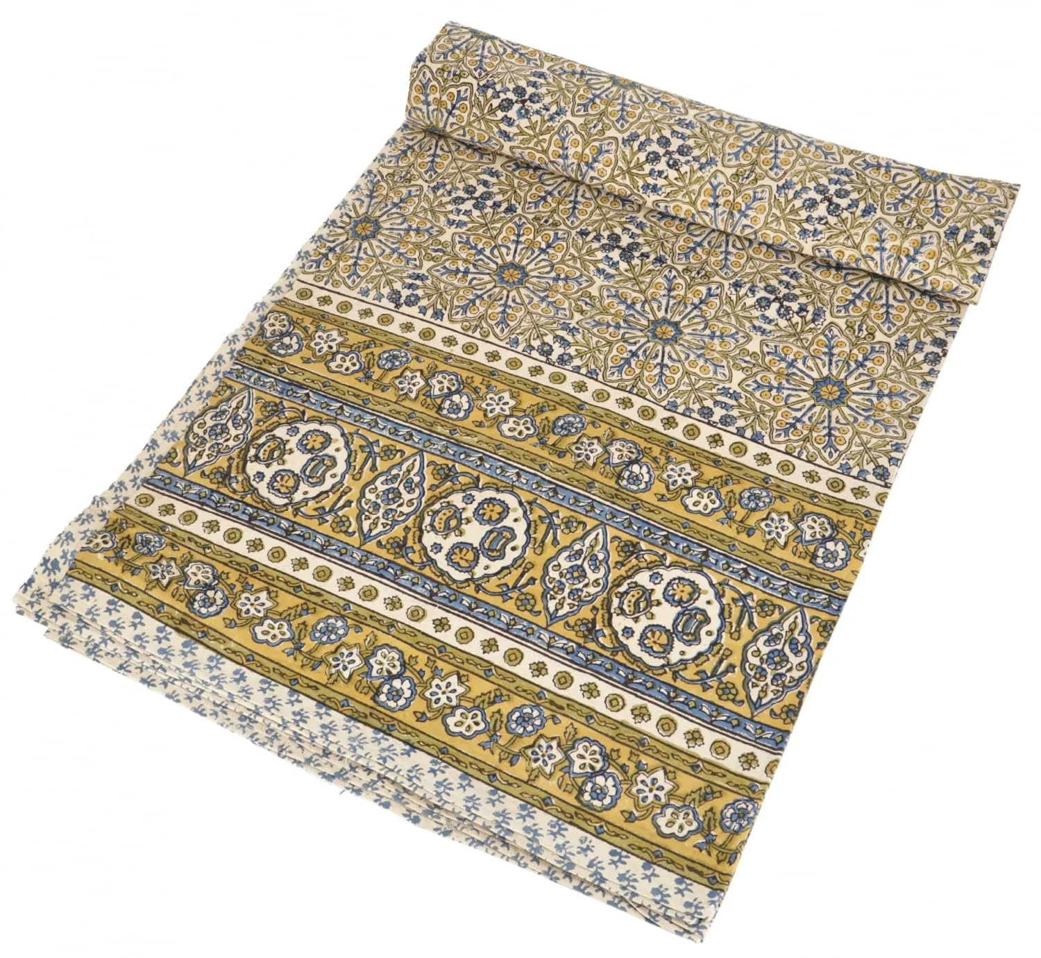 Покрывало на кровать Хлопок Зеленый, фото №1