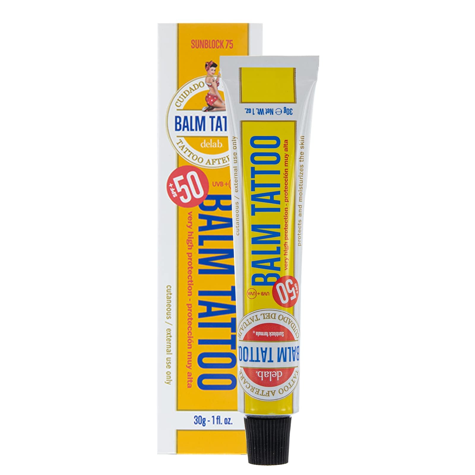 Крем для татуювань Balm Tattoo Sunblock SPF 75, фото №1