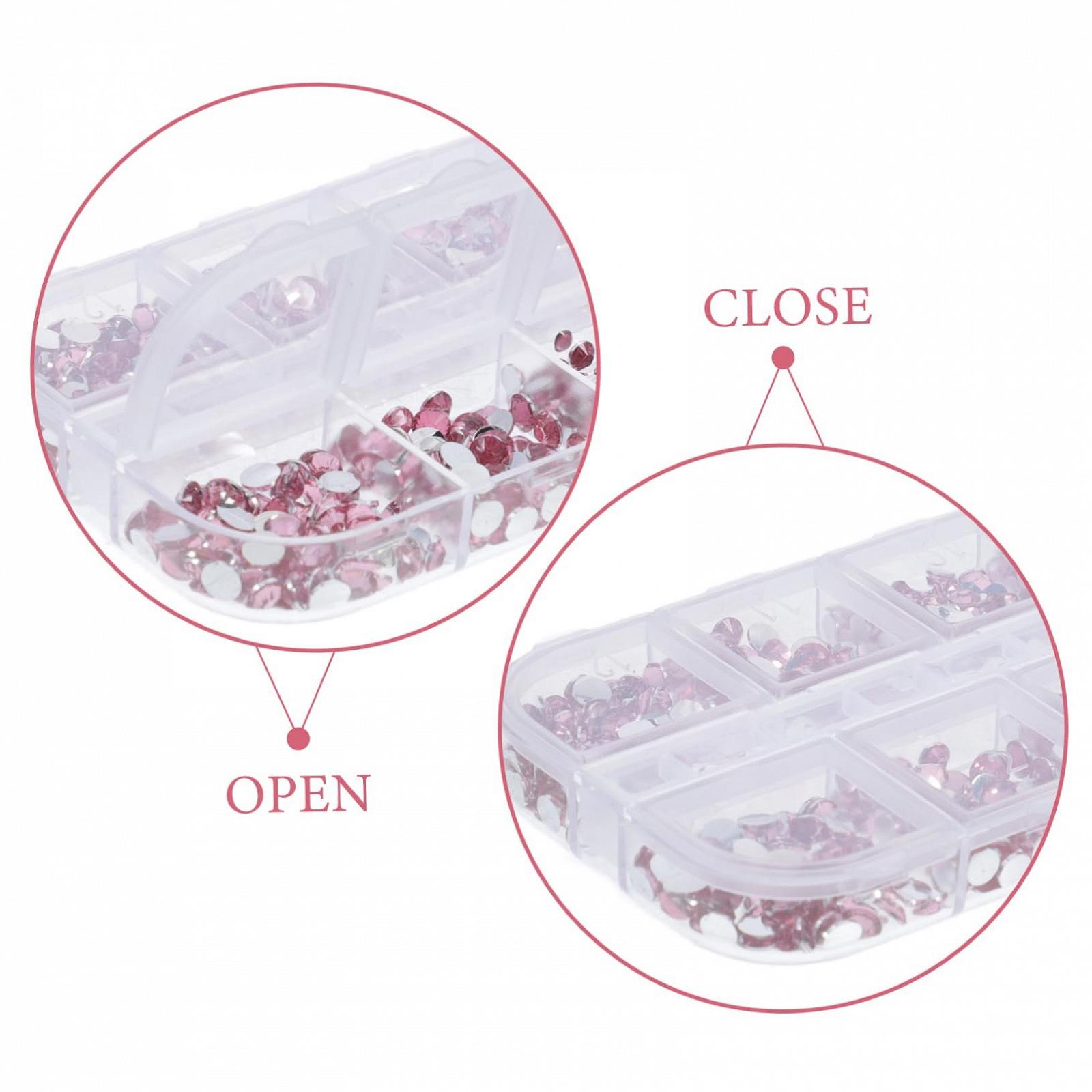 Стразы Lurrose Акриловые круглые Плоские розовые разных размеров с плоским основанием для самодельного нейл-арта, украшений, чехлов для телефонов, рукоделия, скрапбукинга, фото №9 Стразы Lurrose Акриловые круглые Плоские розовые разных размеров с плоским основанием для самодельного нейл-арта, украшений, чехлов для телефонов, рукоделия, скрапбукинга, фото №9